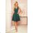 274-2 ANITA Frill dress - green