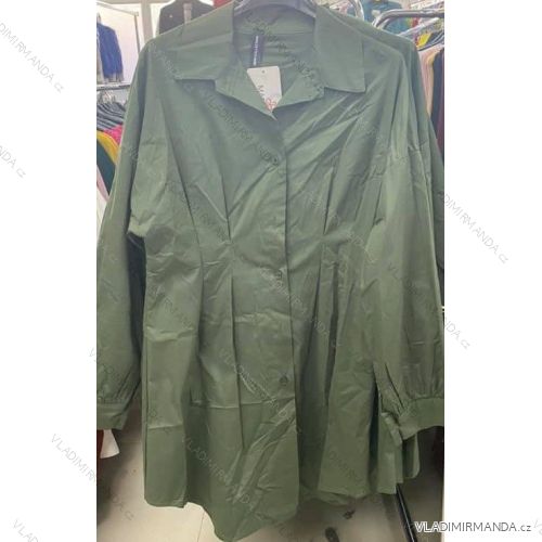 Kleid Andere Hemden Kurzarm Damen (uni sl) ITALIENISCHE Mode IM21800914