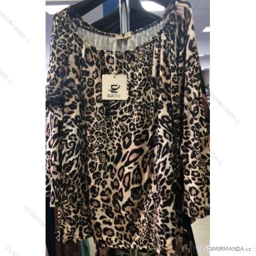 Tunika Bluse 3/4 Langarm Damen (uni m / l) ITALIAN FASHION IM920092