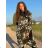 Bluse Langarm mit Rüschen Frauen (UNI S / L) ITALIAN FASHION IMK20159