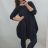 Kleid mit 3/4 Ärmeltasche für Damen (uni sl) ITALIAN Fashion IM3181746