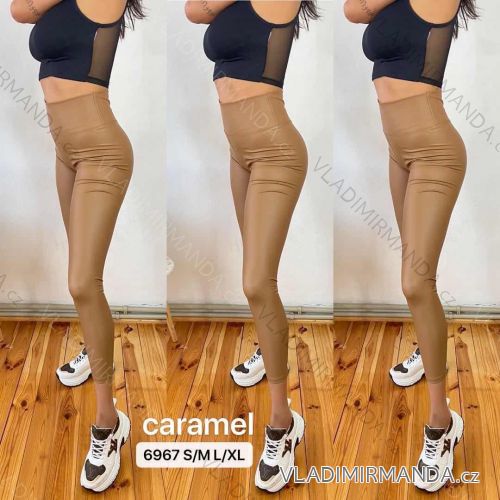 Leggings Hose Kunstleder mit Reißverschluss (xs-m) Italian Fashion LML20003