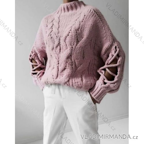 Damen-Strickpullover (uni s-l) ITALIAN FASHION IMC20010