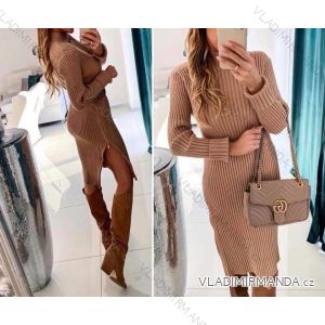 Sommerkleid Langarm geblümte Damen (UNI S / L) ITALIAN FASHION IMK20150