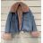 Jacke Winterjacke mit Kapuze und Fell Damen Übergröße (46-54) POLISH FASHION BLI19YP-18057-12