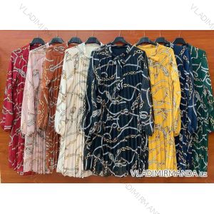 Mit Kapuze langärmliges mit Kapuze Kleid (uni s / m) IM2191956