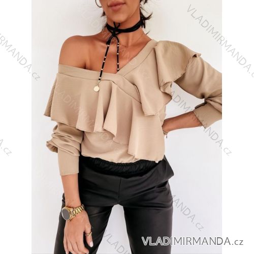 T-Shirt Kurzarm Frauen (UNI S / L) ITALIENISCHE MODE IMK20128