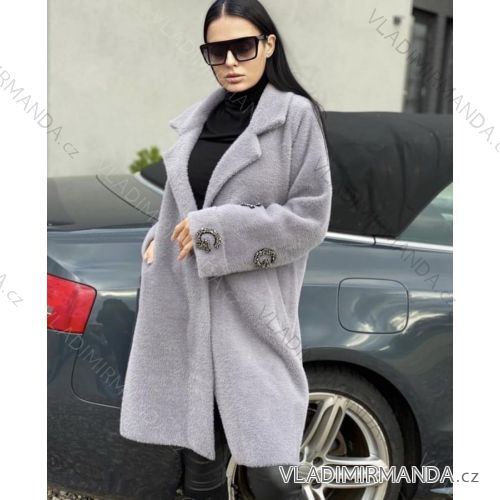 Damen Frühlingsmantel (uni s-l) ITALIAN FASHION IMH20085