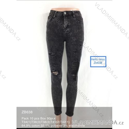 Jeans Hosen Frauen (34-42) HALLO MISS MA620ZB638
