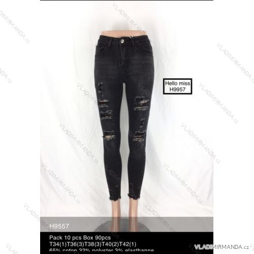 Jeans Hosen Frauen (34-42) HALLO MISS MA620H9557