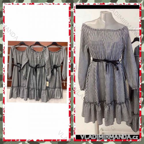 Mit Kapuze langärmliges mit Kapuze Kleid (uni s / m) IM2191956