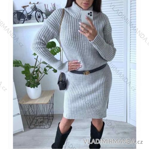 Lässiges Kurzarmkleid (UNI S-L) ITALIENISCHE MODE IMD20328