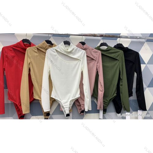 Kleid mit 3/4 Ärmeltasche für Damen (uni sl) ITALIAN Fashion IMWA20321