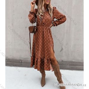 Bluse Langarm mit Rüschen Frauen (UNI S / L) ITALIAN FASHION IMK20159