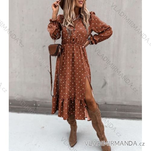 Bluse Langarm mit Rüschen Frauen (UNI S / L) ITALIAN FASHION IMK20159