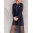 Bluse Langarm mit Rüschen Frauen (UNI S / L) ITALIAN FASHION IMK20159