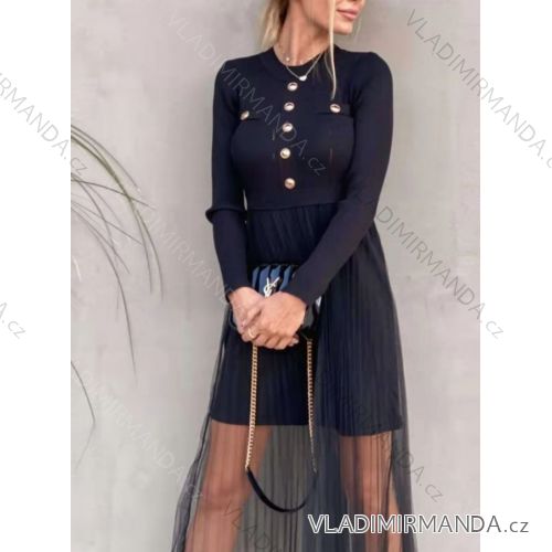 Bluse Langarm mit Rüschen Frauen (UNI S / L) ITALIAN FASHION IMK20159