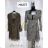 Kleid mit 3/4 Ärmeltasche für Damen (uni sl) ITALIAN Fashion IM3181746