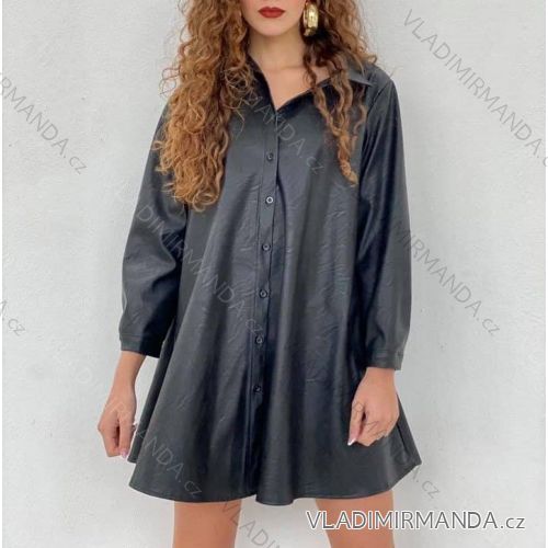 Kleid mit 3/4 Ärmeltasche für Damen (uni sl) ITALIAN Fashion IM3181746