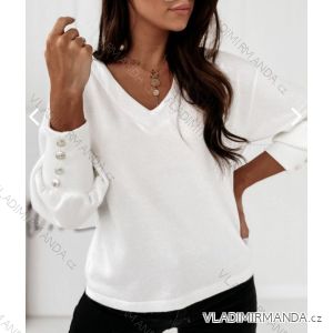 Kleid mit 3/4 Ärmeltasche für Damen (uni sl) ITALIAN Fashion IM3181746