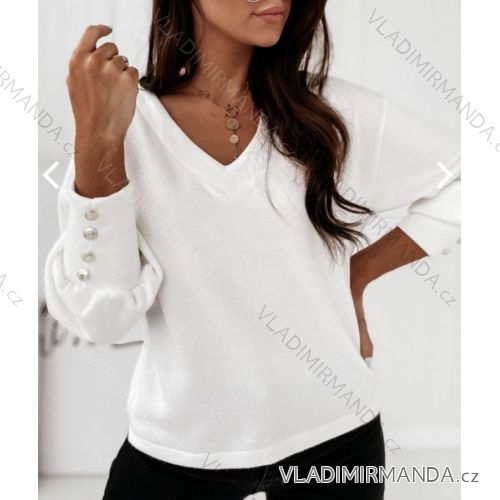 Kleid mit 3/4 Ärmeltasche für Damen (uni sl) ITALIAN Fashion IM3181746
