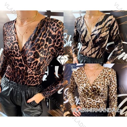 Kleid mit 3/4 Ärmeltasche für Damen (uni sl) ITALIAN Fashion IM3181746