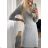 Kleid mit 3/4 Ärmeltasche für Damen (uni sl) ITALIAN Fashion IM3181746