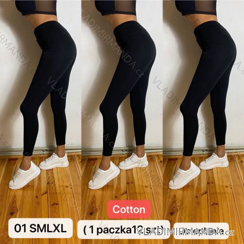 Legíny bavlněné dlouhé dámské (S-XL) TURECKÁ MÓDA TMWL20629