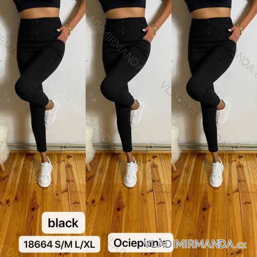 Kalhoty/legíny elegantní dlouhé dámské (S-XL) TURECKÁ MÓDA TMWL20627