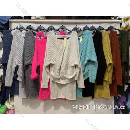 Bluse Langarm mit Rüschen Frauen (UNI S / L) ITALIAN FASHION IMWA20130