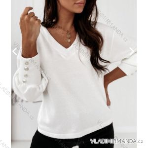 Kleid mit 3/4 Ärmeltasche für Damen (uni sl) ITALIAN Fashion IM3181746