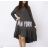 Kleid mit 3/4 Ärmeltasche für Damen (uni sl) ITALIAN Fashion IM3181746