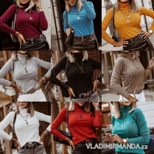 Kleid mit 3/4 Ärmeltasche für Damen (uni sl) ITALIAN Fashion IM3181746