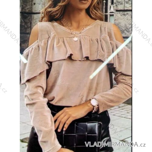 Kleid mit 3/4 Ärmeltasche für Damen (uni sl) ITALIAN Fashion IM3181746