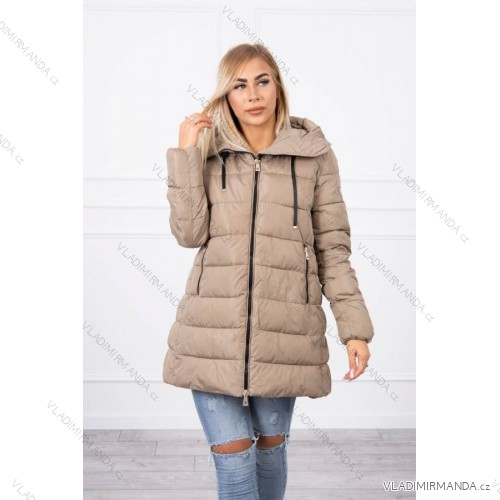 Kurtka zimowa pikowana FIFI beżowa
