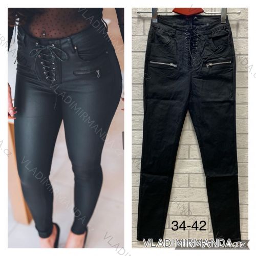 Leggings Hose Kunstleder mit Reißverschluss (34-42) JENAS JWA20020