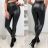 Leggings Hose Kunstleder mit Reißverschluss (34-42) JENAS JWA20031