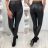 Leggings Hose Kunstleder mit Reißverschluss (34-42) JENAS JWA20033