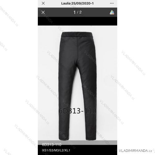 Leggings Hose Kunstleder mit Reißverschluss (XS-XL) LAULIA JWA20079