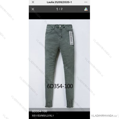 Jenas Hose Kunstleder mit Reißverschluss (XS-XL) LAULIA JWA20085
