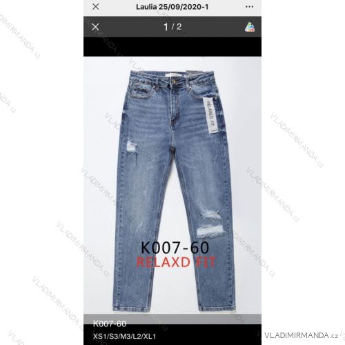 Jenas Hose Kunstleder mit Reißverschluss (XS-XL) LAULIA JWA20097