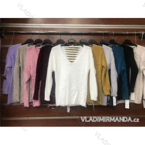 Bluse Langarm mit Rüschen Frauen (UNI S / L) ITALIAN FASHION IMK20159
