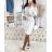 Kleid mit 3/4 Ärmeltasche für Damen (uni sl) ITALIAN Fashion IM3181746