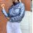 Jacke Winterjacke mit Kapuze und Fell Damen Übergröße (46-54) POLISH FASHION BLI19YP-18057-12