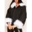 Jacke Winterjacke mit Kapuze und Fell Damen Übergröße (46-54) POLISH FASHION BLI19YP-18057-12