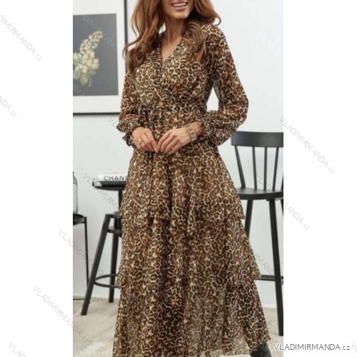 Kleid mit 3/4 Ärmeltasche für Damen (uni sl) ITALIAN Fashion IM3181746
