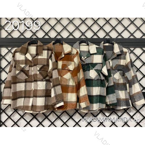 Kleid mit 3/4 Ärmeltasche für Damen (uni sl) ITALIAN Fashion IM3181746