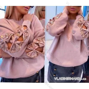 Kleid mit 3/4 Ärmeltasche für Damen (uni sl) ITALIAN Fashion IM3181746