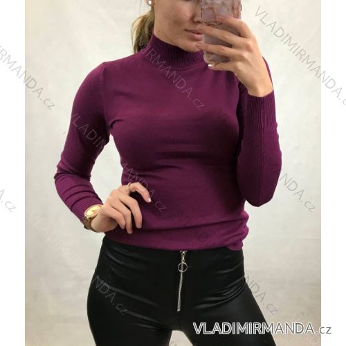 Rolák elegantní dlouhý rukáv dámský (S/M ONE SIZE) ITALSKÁ MÓDA IMM201200