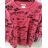 Freizeitkleid 3/4 Langarm Damen (uni xl-2xl) ITALIENISCH MODA IM720031